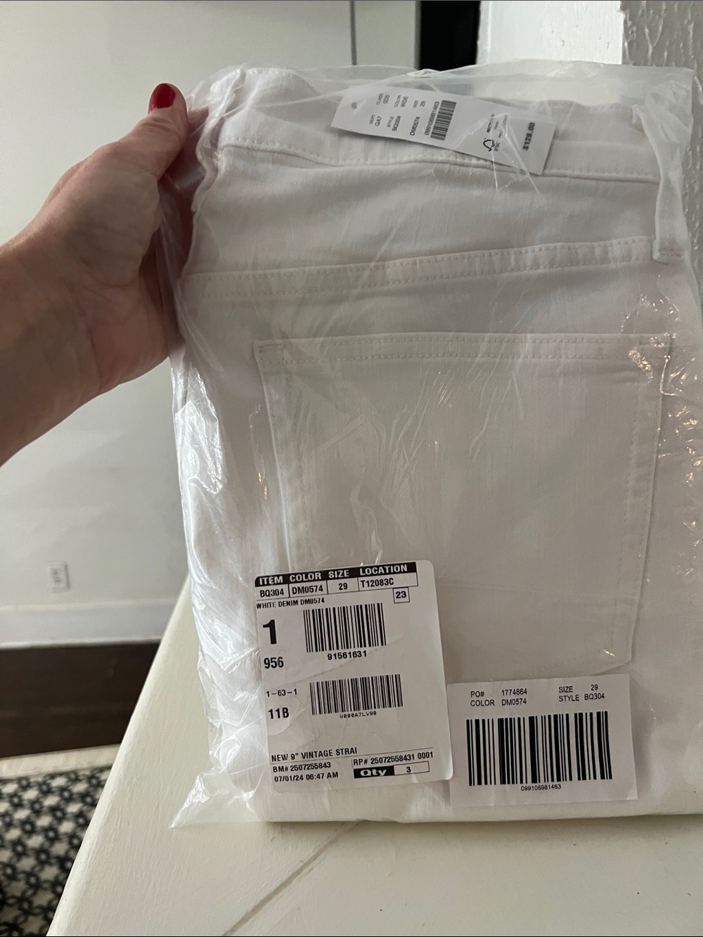 J. Crew Straight Leg Women’s Jeans in White